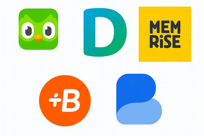 apps idiomas Duolingo funciona para criança aprender inglês, app no tablet